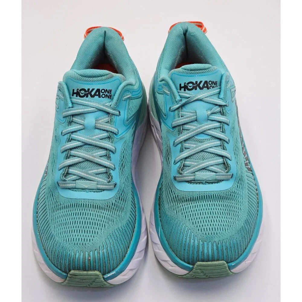 Hoka One One Bondi 7 Women's Green/White Mesh Athletic Running Shoes Sz 9.5 2654 - Picture 10 of 16